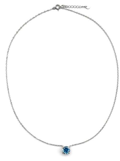 Collier Luxenter en argent 925 et zirconium d'onyx rhodié - Baran - Kiabi Collier Luxenter en argent 925 et zirconium d'onyx rhodié - Baran - Kiabi