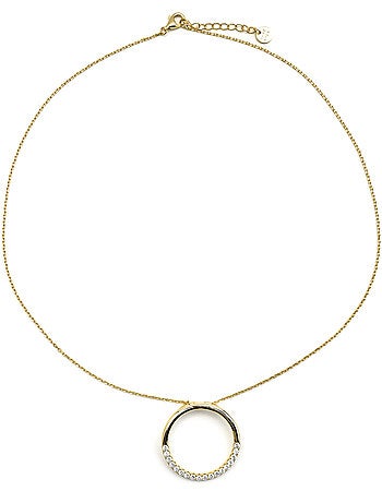 Collier Luxenter en argent 925 et zirconium rhodié - Myna