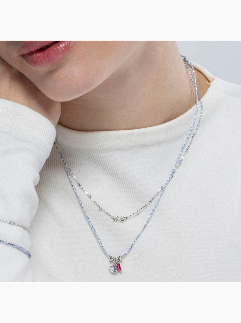 Collier Luxenter en argent 925 et zirconium rhodié - Ubri Argent - Kiabi