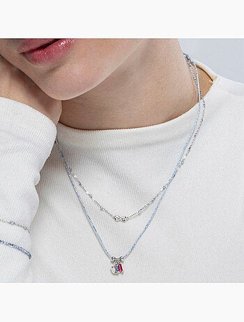 Collier Luxenter en argent 925 et zirconium rhodié - Ubri
