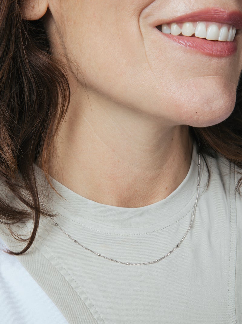 Collier Luxenter en argent 925 rhodié - Amdi Gris - Kiabi