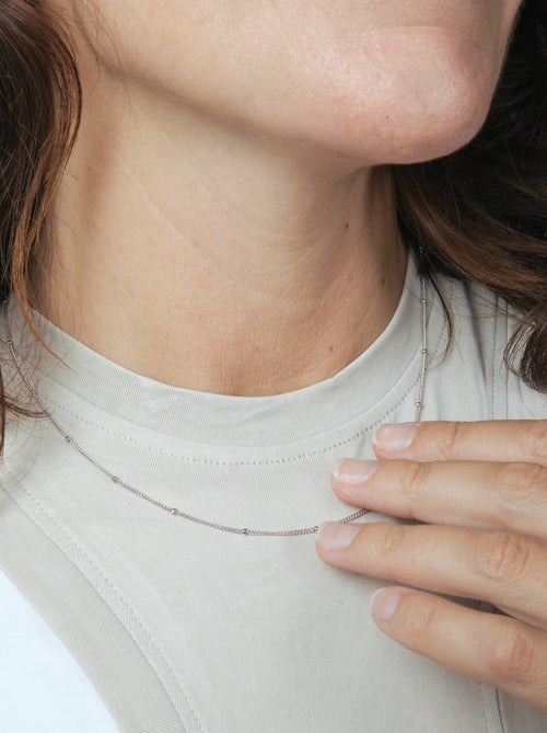 Collier Luxenter en argent 925 rhodié - Amdi - Kiabi