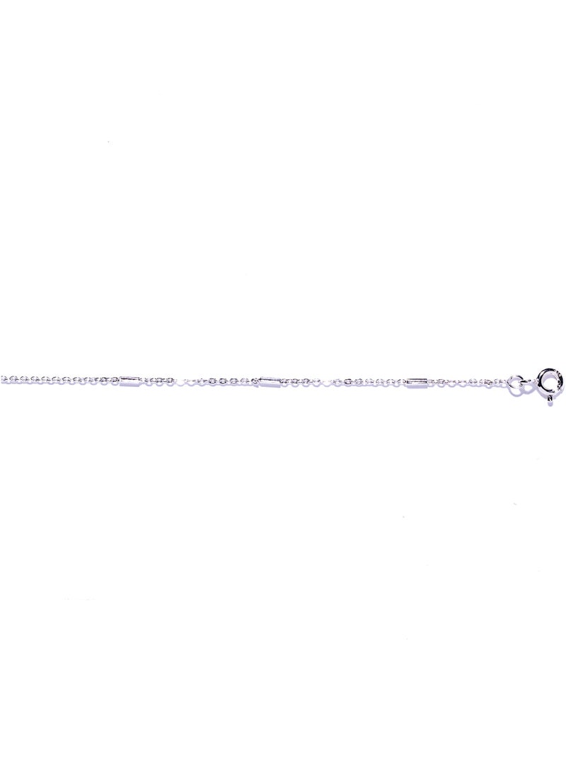 Collier Luxenter en argent 925 rhodié - Tartes Argent - Kiabi