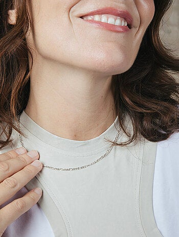 Collier Luxenter en argent 925 rhodié - Tilion