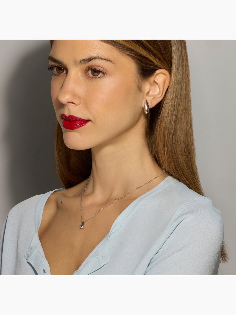 Collier Luxenter en argent sterling 925 avec finition en rhodium - Zarael Gris - Kiabi