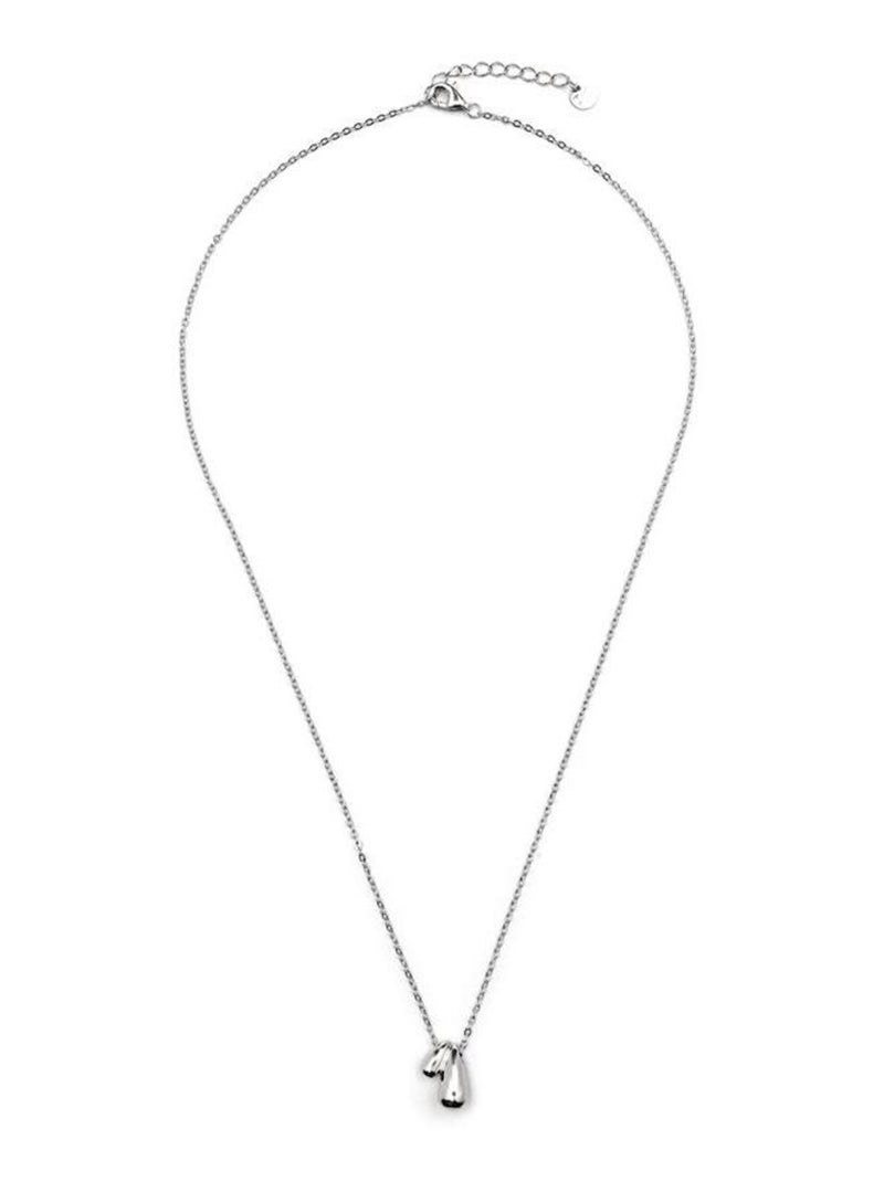 Collier Luxenter en argent sterling 925 avec finition en rhodium - Zarael Gris - Kiabi