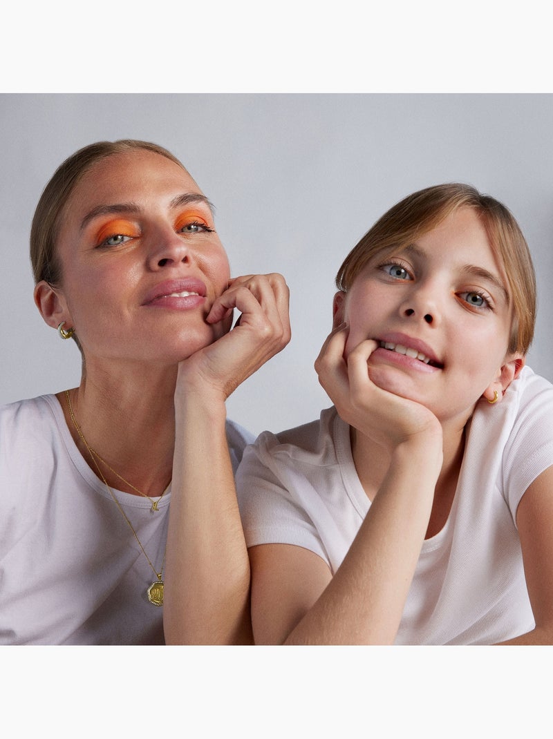 Collier Luxenter en argent sterling 925 avec zircone multicolore et finition et plaqué or 18k-Nahik Multicolore - Kiabi