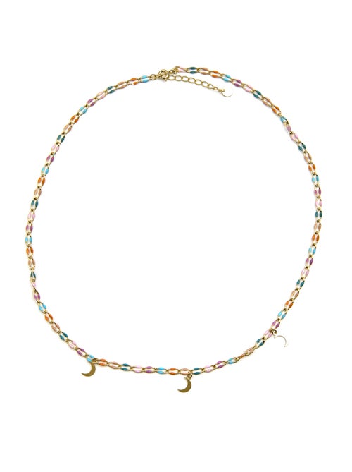 Collier Luxenter en argent sterling 925 et laqué multicolore avec finition en or 18 carats - Liesi - Kiabi Collier Luxenter en argent sterling 925 et laqué multicolore avec finition en or 18 carats - Liesi - Kiabi