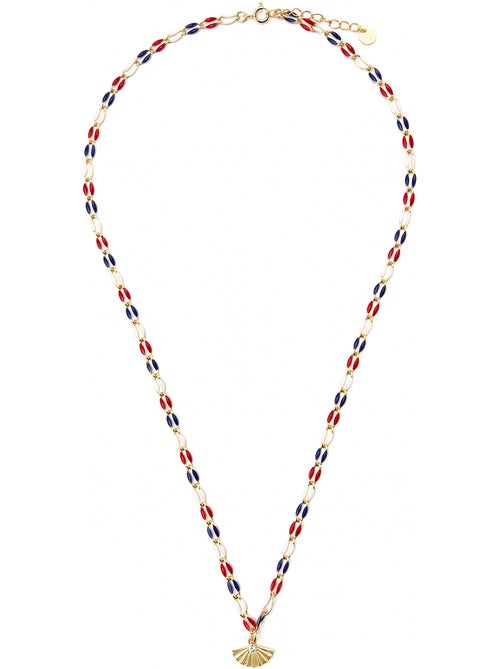 Collier Luxenter en argent sterling 925 et laqué multicolore avec finition or jaune 18 k - Xibruk - Kiabi Collier Luxenter en argent sterling 925 et laqué multicolore avec finition or jaune 18 k - Xibruk - Kiabi