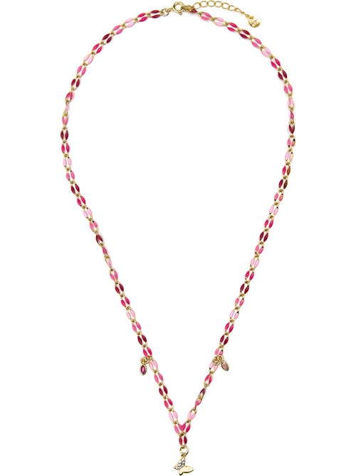 Collier Luxenter en argent sterling 925 et laqué rose avec finition or jaune 18 carats - Axelon - Kiabi Collier Luxenter en argent sterling 925 et laqué rose avec finition or jaune 18 carats - Axelon - Kiabi