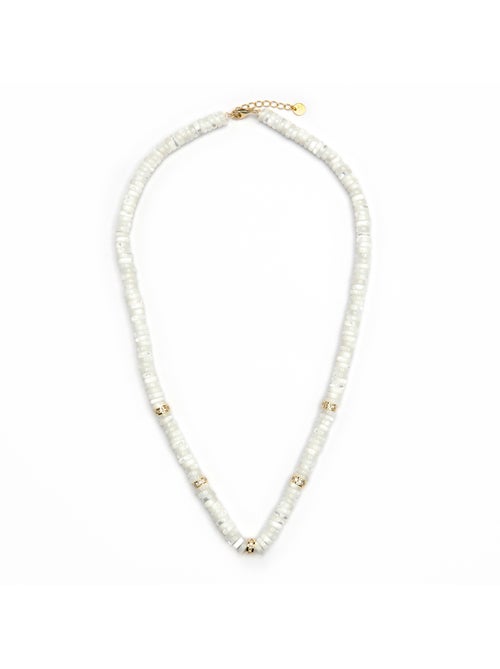 Collier Luxenter en argent sterling 925 et nacre blanche, finition or jaune 18 carats - Landir - Kiabi Collier Luxenter en argent sterling 925 et nacre blanche, finition or jaune 18 carats - Landir - Kiabi