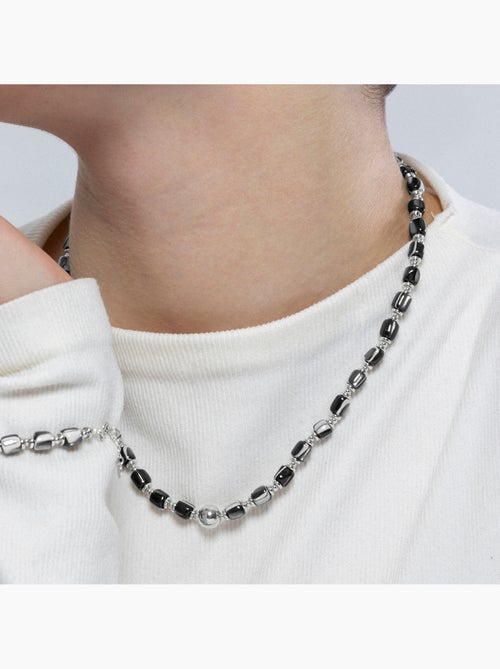 Collier Luxenter en argent sterling 925 et nacre noire avec finition rhodium - Maddul - Kiabi Collier Luxenter en argent sterling 925 et nacre noire avec finition rhodium - Maddul - Kiabi