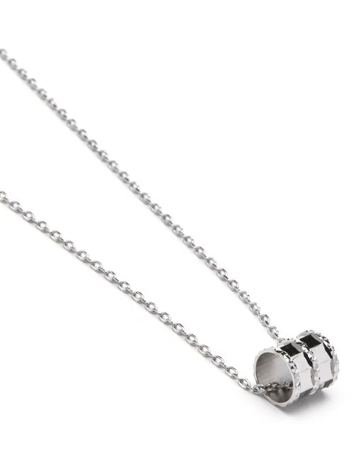 Collier Luxenter en argent sterling 925 et zircone brillante avec finition rhodium - Shanax - Kiabi