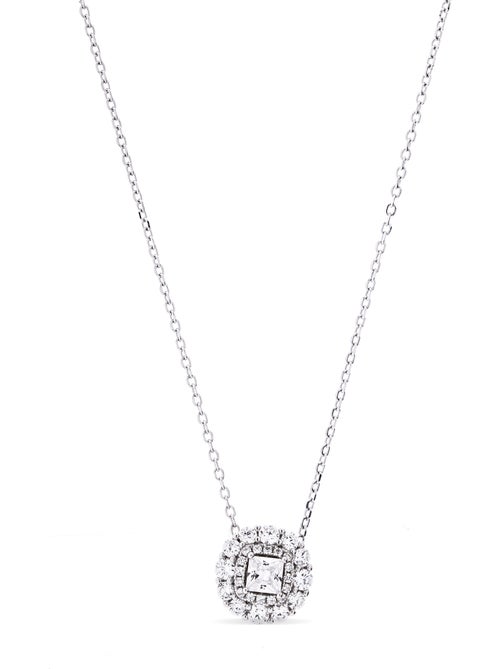 Collier Luxenter en argent sterling 925 et zircone brillante, finition rhodium - Raxya - Kiabi Collier Luxenter en argent sterling 925 et zircone brillante, finition rhodium - Raxya - Kiabi