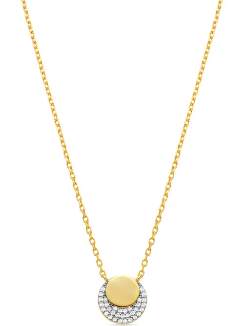 Collier Luxenter en argent sterling 925 et zircone saphir finition rhodium - Nailna - Kiabi Collier Luxenter en argent sterling 925 et zircone saphir finition rhodium - Nailna - Kiabi