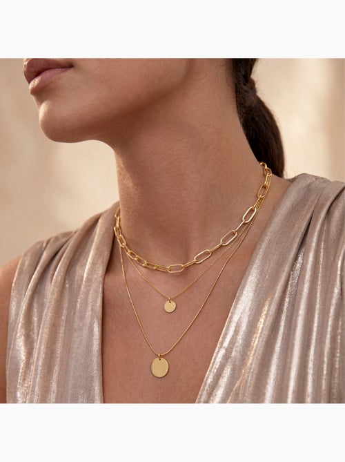 Collier Luxenter en or jaune 18 carats - Hanoi - Kiabi Collier Luxenter en or jaune 18 carats - Hanoi - Kiabi