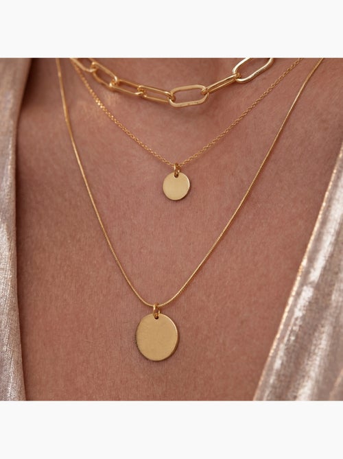 Collier Luxenter en or jaune 18 carats - Hanoi - Kiabi Collier Luxenter en or jaune 18 carats - Hanoi - Kiabi