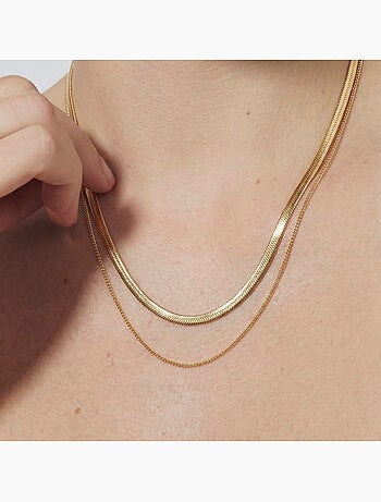 Collier Luxenter en or jaune 18 carats - Jezo