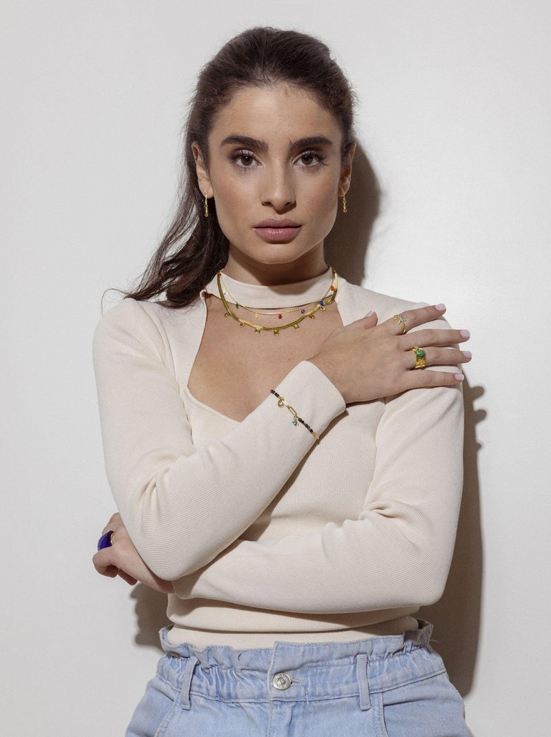 Collier Luxenter en or jaune 18 carats - Phieo Doré/or - Kiabi