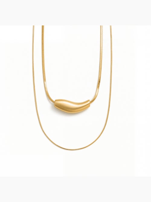 Collier Luxenter en or jaune 18 carats - Syten - Kiabi Collier Luxenter en or jaune 18 carats - Syten - Kiabi
