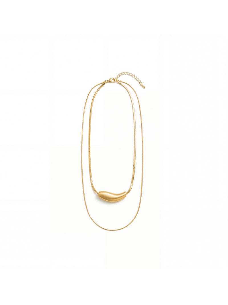 Collier Luxenter en or jaune 18 carats - Syten Doré/or - Kiabi
