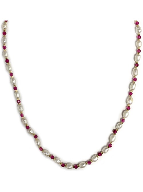 Collier Luxenter en perle blanche avec finition en or jaune 18 carats - Zawind - Kiabi Collier Luxenter en perle blanche avec finition en or jaune 18 carats - Zawind - Kiabi