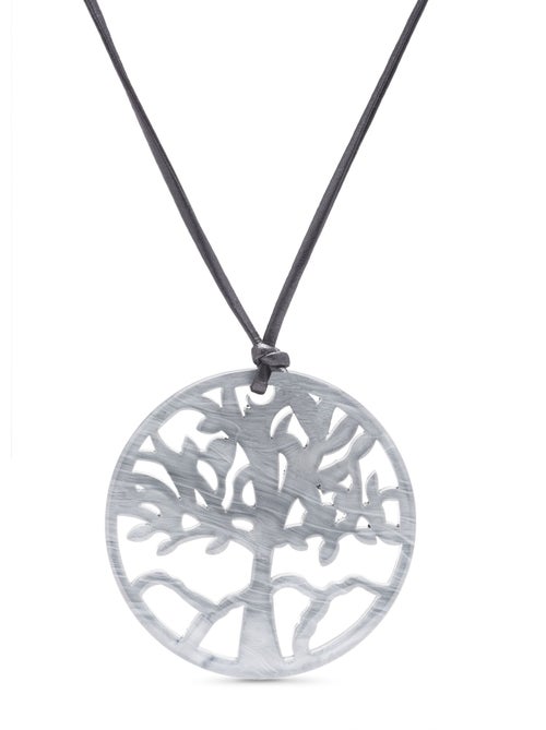 Collier Luxenter en résine grise avec finition en rhodium - Gegrim - Kiabi Collier Luxenter en résine grise avec finition en rhodium - Gegrim - Kiabi
