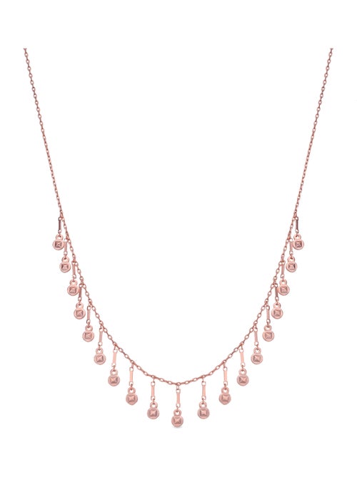 Collier Luxenter en zircone brillante avec finition en or rose 18 carats - Yaferth - Kiabi Collier Luxenter en zircone brillante avec finition en or rose 18 carats - Yaferth - Kiabi