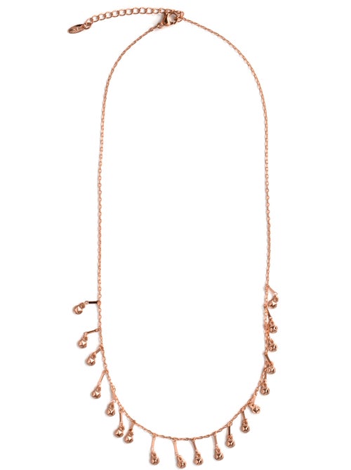 Collier Luxenter en zircone brillante avec finition en or rose 18 carats - Yaferth - Kiabi Collier Luxenter en zircone brillante avec finition en or rose 18 carats - Yaferth - Kiabi