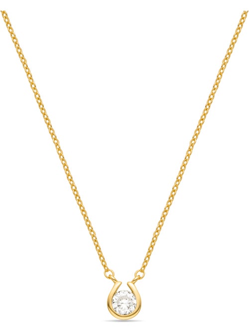 Collier Luxenter en zircone brillante, finition or jaune 18 carats - Ceol - Kiabi Collier Luxenter en zircone brillante, finition or jaune 18 carats - Ceol - Kiabi