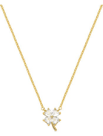 Collier Luxenter en zircone brillante, finition or jaune 18 carats - Trak