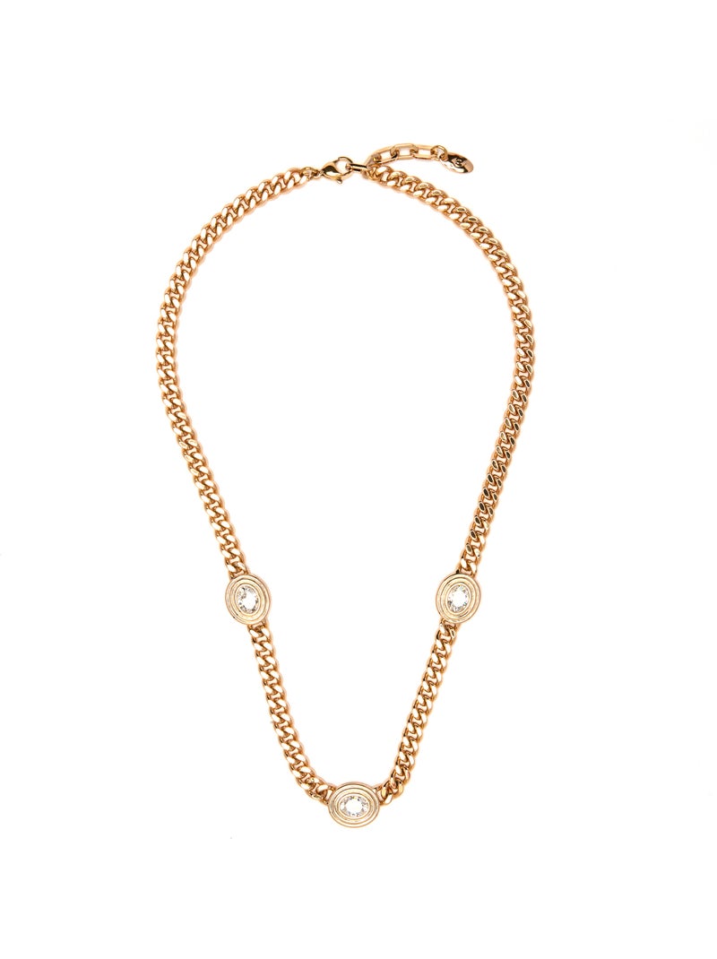 Collier Luxenter en zircone finition or jaune 18k - Odray Argent - Kiabi