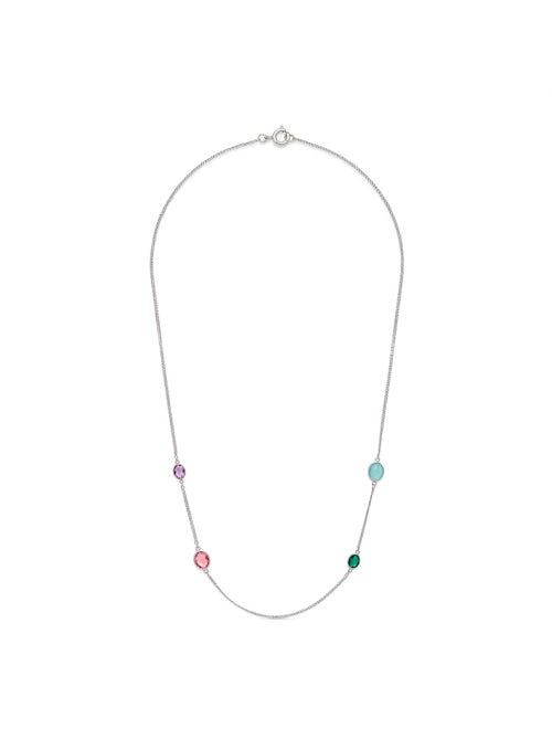 Collier Luxenter en zircone multicolore avec finition en rhodium - Nodiya - Kiabi Collier Luxenter en zircone multicolore avec finition en rhodium - Nodiya - Kiabi
