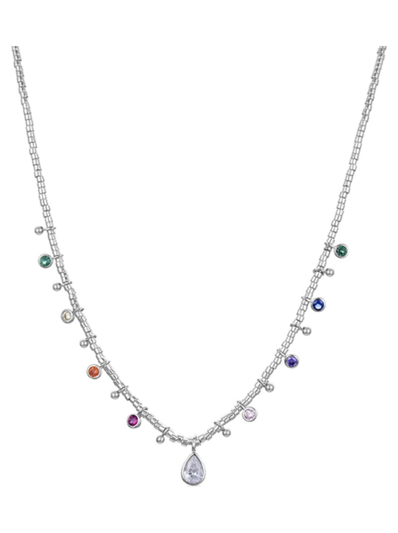 Collier Luxenter Erlah en argent 925 Multicolore - Kiabi