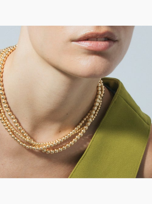 Collier Luxenter et plaqué or 18k - Bielzu - Kiabi Collier Luxenter et plaqué or 18k - Bielzu - Kiabi