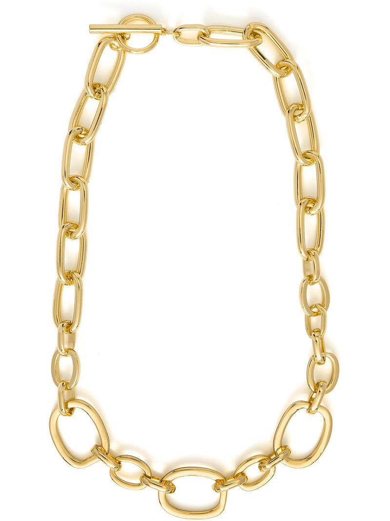 Collier Luxenter et plaqué or 18k - Danli Jaune - Kiabi