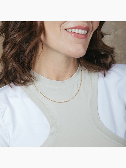 Collier Luxenter et plaqué or 18k - Ejae - Kiabi Collier Luxenter et plaqué or 18k - Ejae - Kiabi