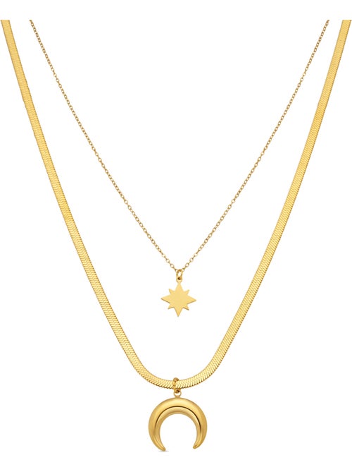 Collier Luxenter et plaqué or 18k - Fada - Kiabi