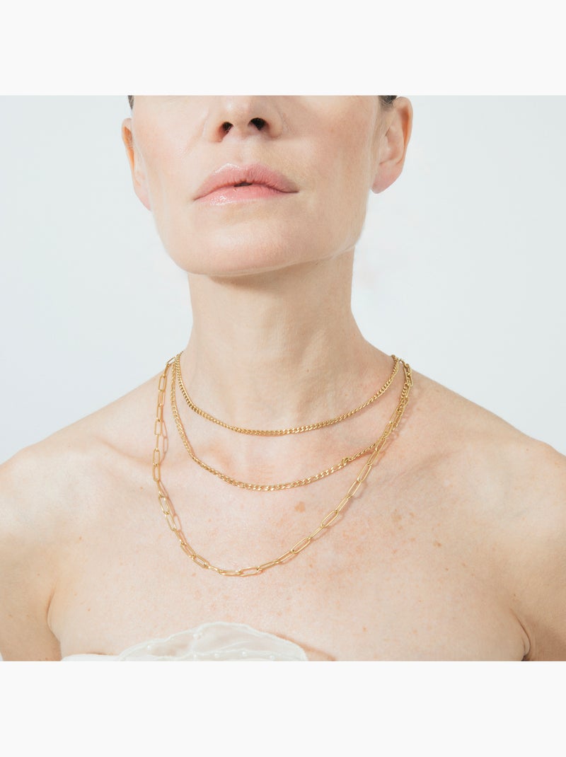 Collier Luxenter et plaqué or 18k - Korvia Doré/or - Kiabi