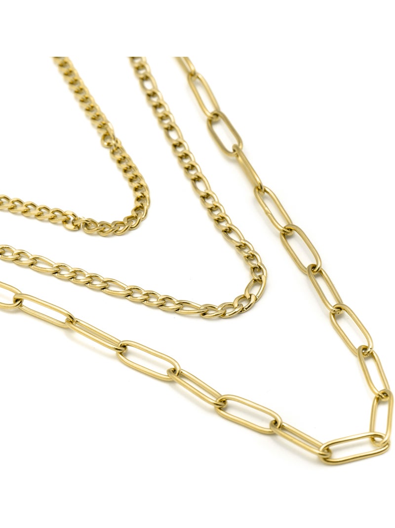 Collier Luxenter et plaqué or 18k - Korvia Jaune - Kiabi