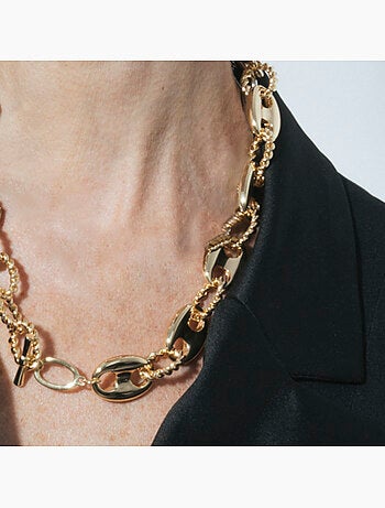 Collier Luxenter et plaqué or 18k - Laroth