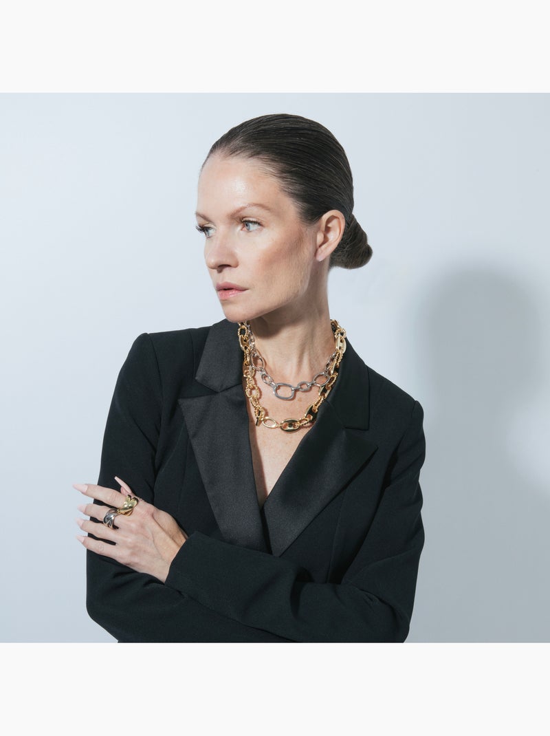Collier Luxenter et plaqué or 18k - Laroth Doré/or - Kiabi