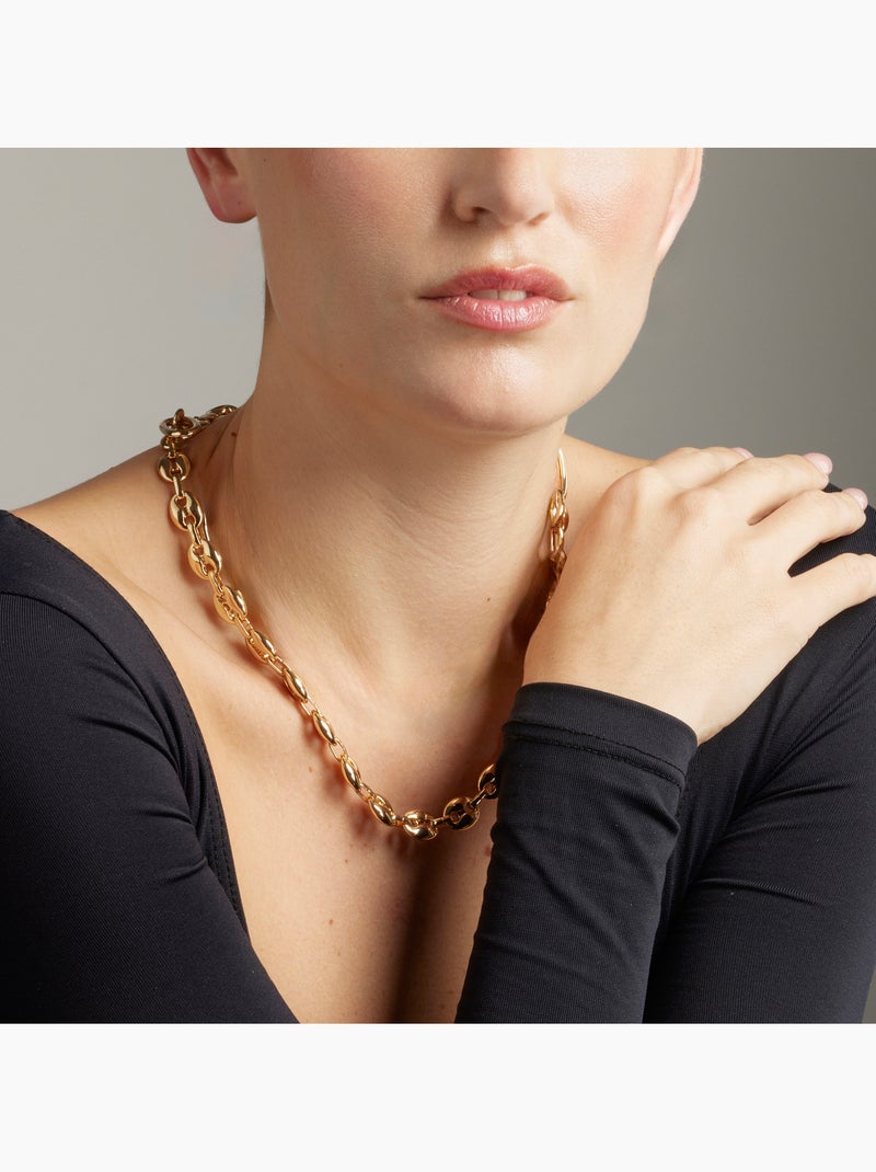 Collier Luxenter et plaqué or 18k - Midyu Doré/or - Kiabi
