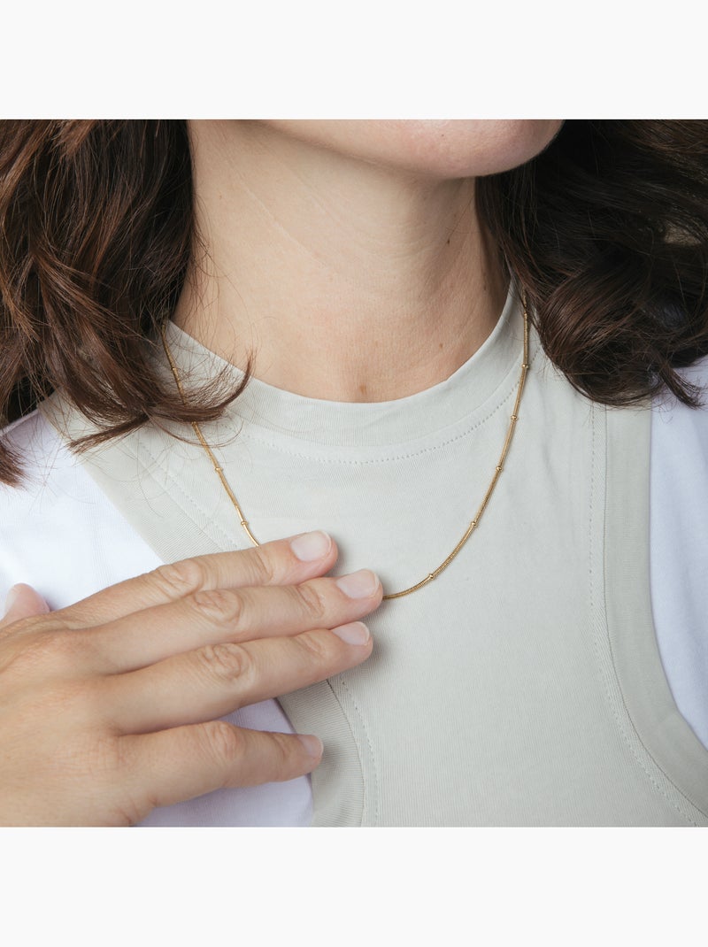 Collier Luxenter et plaqué or 18k - Nesil Doré - Kiabi