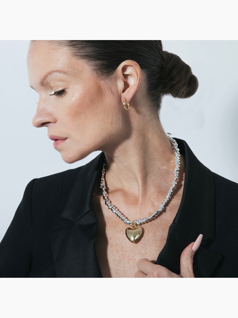 Collier Luxenter et plaqué or 18k - Norku Doré/or - Kiabi