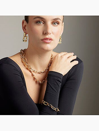 Collier Luxenter et plaqué or 18k - Oplie