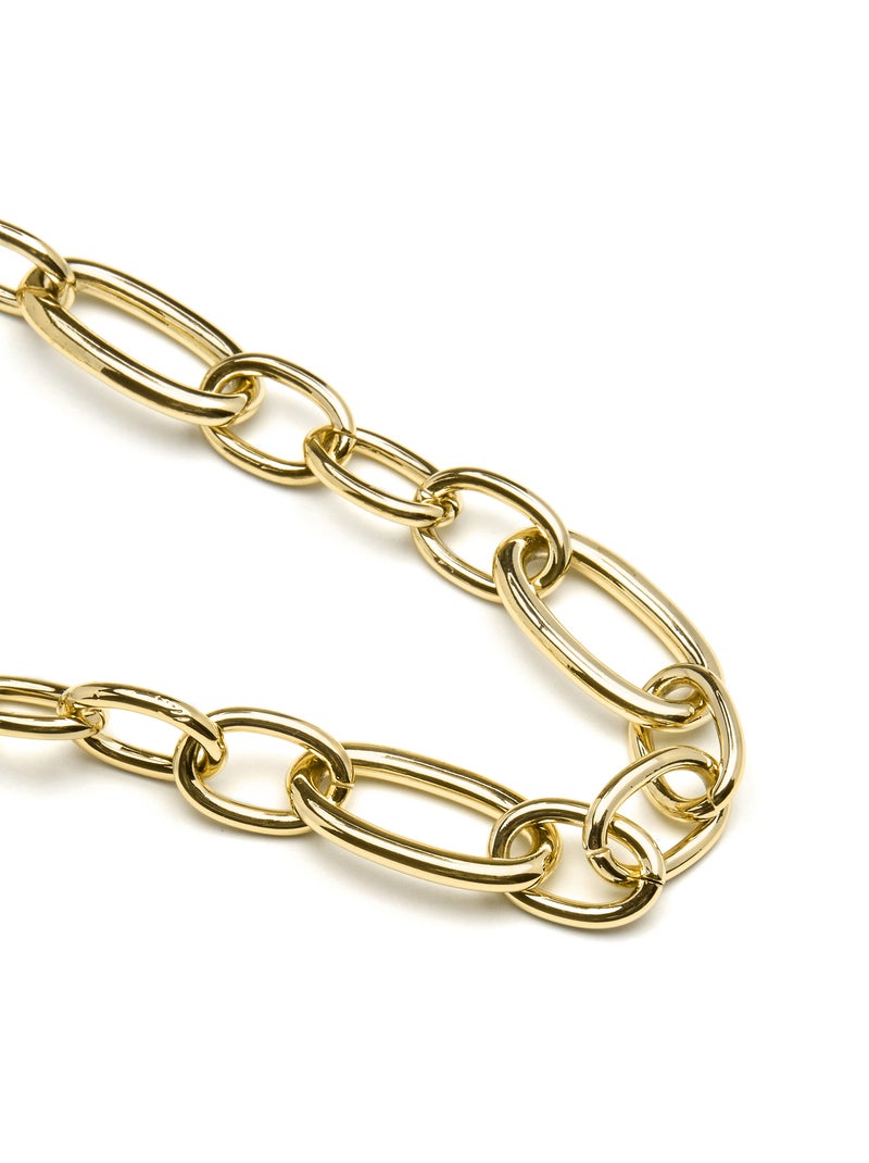 Collier Luxenter et plaqué or 18k - Oplie Jaune - Kiabi