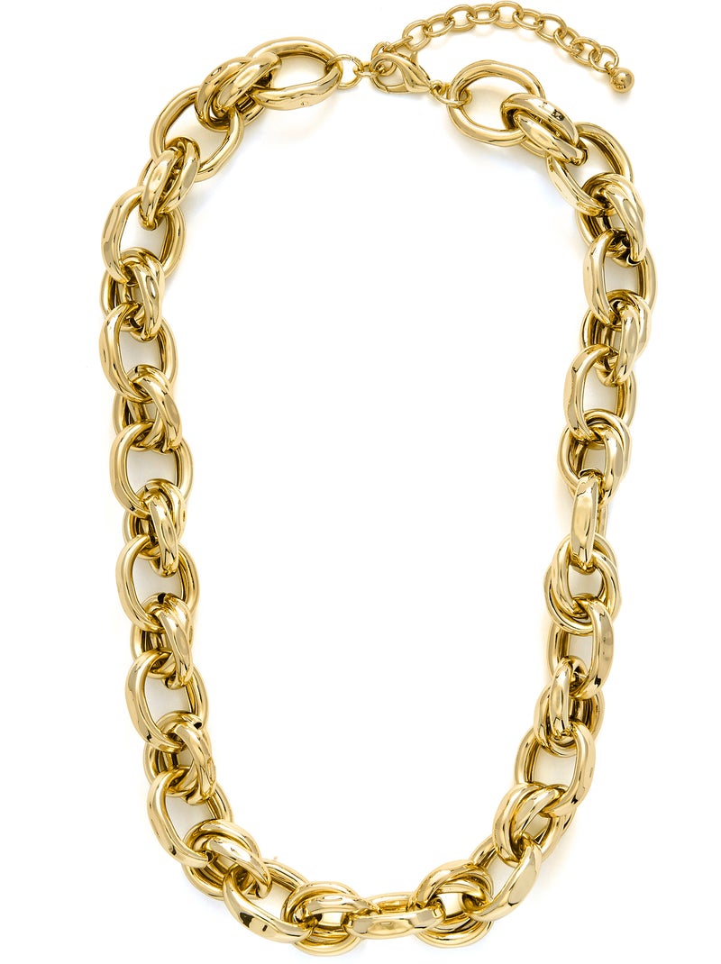 Collier Luxenter et plaqué or 18k - Rimsau Jaune - Kiabi