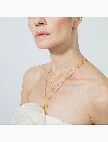 Collier Luxenter et plaqué or 18k - Salsu