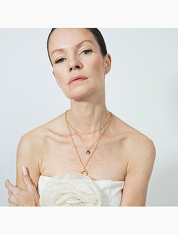 Collier Luxenter et plaqué or 18k - Salsu